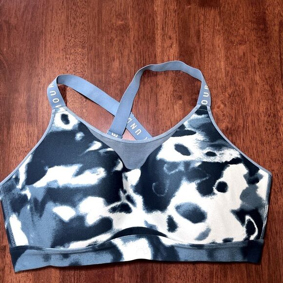 Under Armour Women's UA Infinity High Printed Sports Bra Plus Sz 1X High-Support - Picture 3 of 10